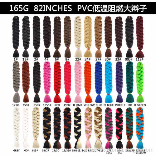 Factory wholesale  41 inch 165g jumbo braiding for women 2021 wholesale crochet hair extensions for braiding hair